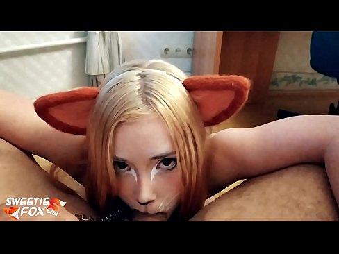 ❤️ Kitsune هن جي وات ۾ ڊڪ ۽ ڪم نگل ❌  ❌️❤